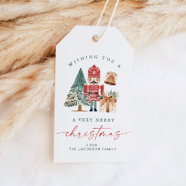 BLAIR Scandinavische Rode Notenkraker Kerstmis Cadeaulabel