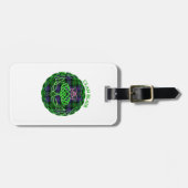 Blair Scottish Tartan Celtic Thistle Bagagelabel (Voorkant horizontaal)