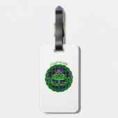 Blair Scottish Tartan Celtic Thistle Bagagelabel (Achterkant verticaal)