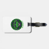 Blair Scottish Tartan Celtic Thistle Bagagelabel (Achterkant horizontaal)