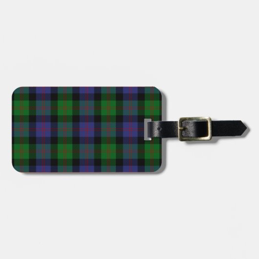 Blair Tartan Bagagelabel (Voorkant horizontaal)
