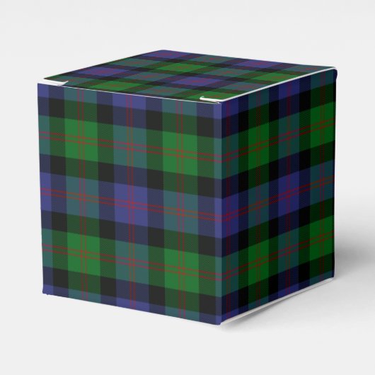 Blair Tartan Bedankdoosjes (Voorkant Zijde)