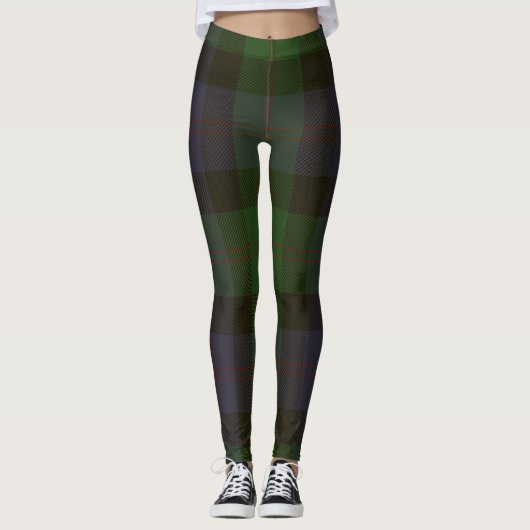 Blair Tartan Clan Plaid Leggings (Voorkant)