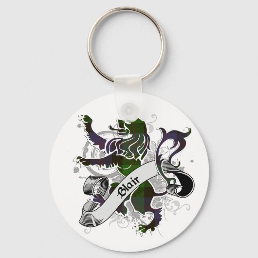 Blair Tartan Lion Sleutelhanger (Voorkant)