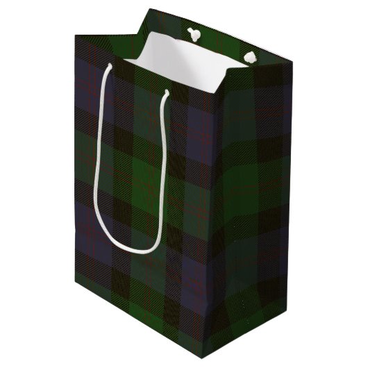 Blair Tartan Medium Cadeauzakje (Voorkant Gekanteld)