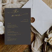 BLAIRE Modern Calligraphy Script Wedding Menu