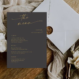 BLAIRE Modern Calligraphy Script Wedding Menu