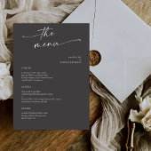 BLAIRE Modern Calligraphy Script Wedding Menu