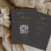 BLAIRE Moderne Kalligrafie I Spy Wedding Game Menu