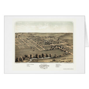 Blairstown, IA Panoramic Map - 1868