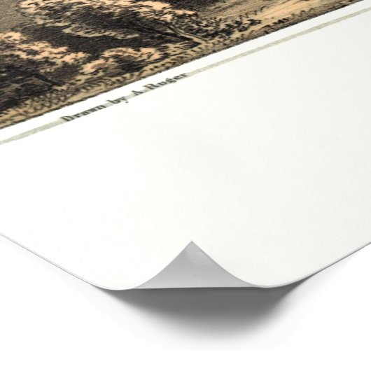 Blairstown, IA Panoramic Map - 1868 Poster (Hoek)