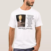 Blaise Pascal Gain Loss Wagering God bestaat citaa T-shirt (Voorkant)