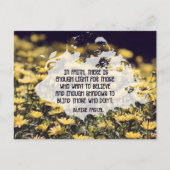 Blaise Pascal Inspirerend quote "In Faith" Briefkaart (Voorkant)