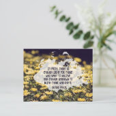 Blaise Pascal Inspirerend quote "In Faith" Briefkaart (Staand voorkant)