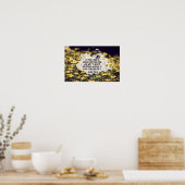 Blaise Pascal Inspirerend quote "In Faith" Poster (Keuken)