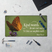 Blaise Pascal Inspirerend Quote "Vriendelijke woor