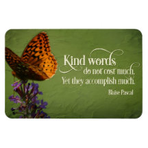Blaise Pascal Inspirerend Quote "Vriendelijke woor