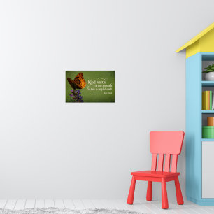 Blaise Pascal Inspirerend Quote "Vriendelijke woor Poster