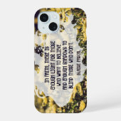 Blaise Pascal Inspirerende Quote "In geloof" iPhone 15 Case (Achterkant)