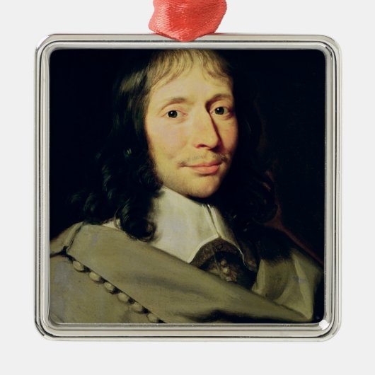 Blaise Pascal Metalen Ornament (Voorkant)