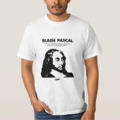 Blaise Pascal white T-shirt (Voorkant)
