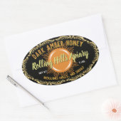 Blak Label Amber Honey Jar Sticker (Envelop)