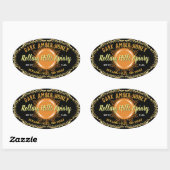 Blak Label Amber Honey Jar Sticker (Vel)