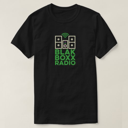BLaKBoXXRadio Zwart T-shirt (Design voorkant)