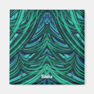 BLAKE ~ 3D Fractal Design blue ~ Magneet