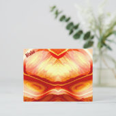 BLAKE ~ 3D Fractal Design Pattern ~ Briefkaart (Staand voorkant)