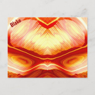 BLAKE ~ 3D Fractal Design Pattern ~ Briefkaart