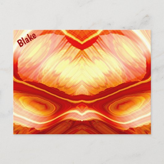 BLAKE ~ 3D Fractal Design Pattern ~ Briefkaart (Voorkant)