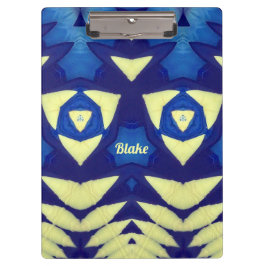 BLAKE ~ Blue en Cream-ontwerp Klembord