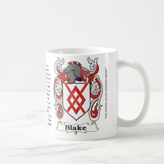 Blake Family Coat of Arms mok (Rechts)