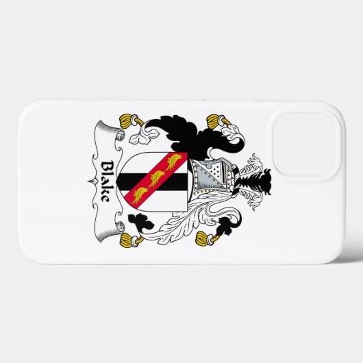 Blake Family Crest Case-Mate iPhone Case (Achterkant (horizontaal))