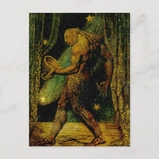 Blake Ghost van een Flea Fine Art Briefkaart (Voorkant)