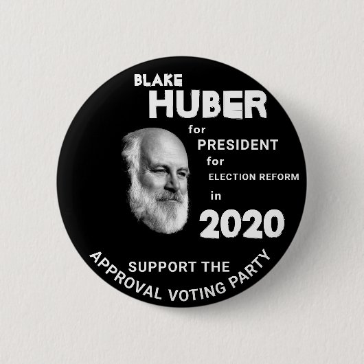 Blake Huber voor President 2020 Ronde Button 5,7 Cm (Voorkant)