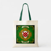 Blake Irish Shield & Celtic Cross op maat Tote Bag (Achterkant)