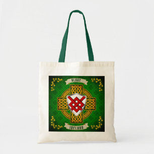 Blake Irish Shield & Celtic Cross op maat Tote Bag