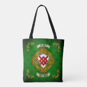 Blake Irish Shield & Celtic Cross op maat Tote Bag (Achterkant)
