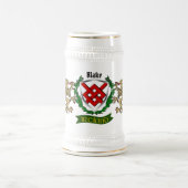 Blake Irish Shield Personalized Bierpul (Center)