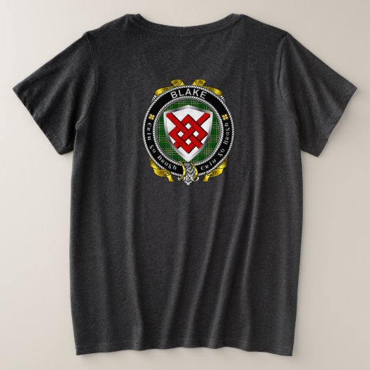 Blake Irish Shield Women's Plus T-Shirt (Design achterkant)