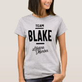 Blake Personal Name Birthday Gift T-shirt (Voorkant)
