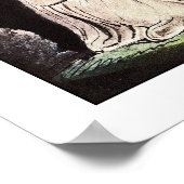 Blake Poster Print: Als de ochtend zingt... (Hoek)