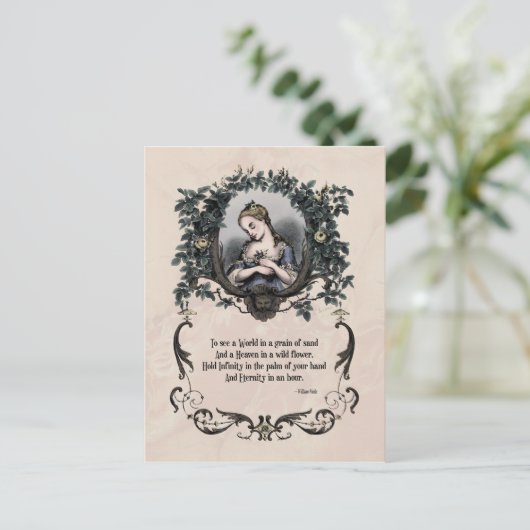 Blake "To See a World" Victoriaans Briefkaart (Staand voorkant)
