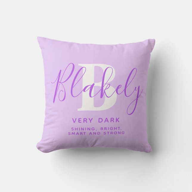 Blakely tekst paarse naam betekenis  kussensloop kussen (Voorkant)