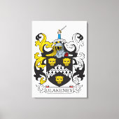 Blakeney Coat of Arms Canvas Afdruk (Voorkant)