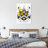 Blakeney Coat of Arms Canvas Afdruk (Insitu (Slaapkamer))