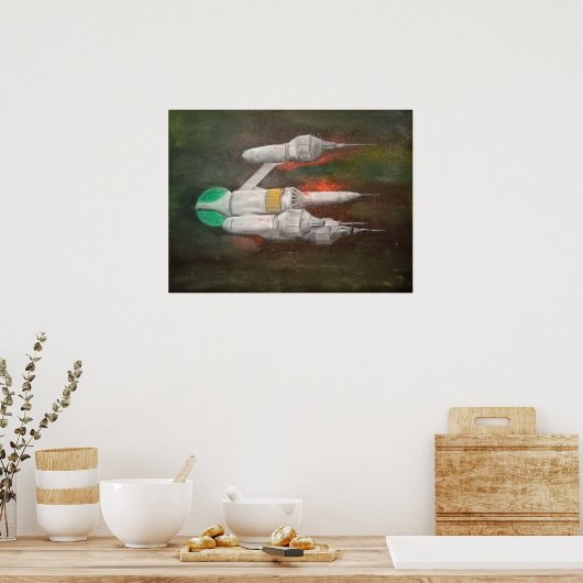 Blakes 7 Liberator DSV Poster (Keuken)