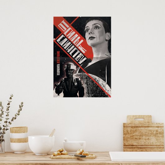 Blakes 7 Servalan Propaganda Russisch Poster (Keuken)